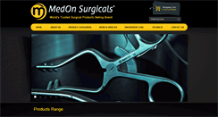 Desktop Screenshot of medonsurgicals.com