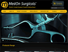 Tablet Screenshot of medonsurgicals.com